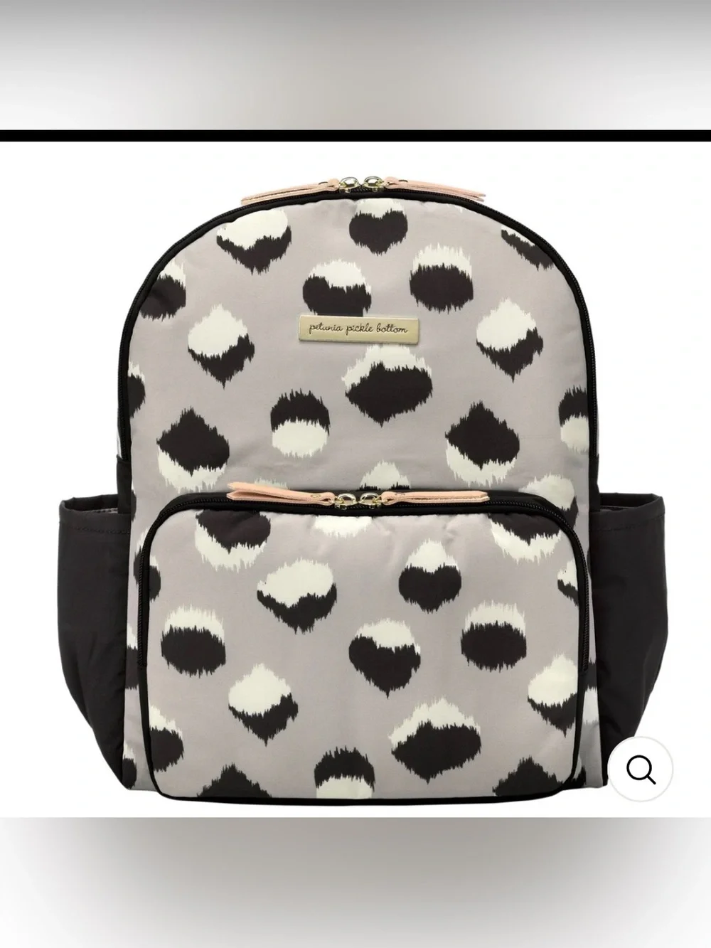 NEW Petunia Pickle Bottom District Backpack Diaper Bag in Inkblot Ikat